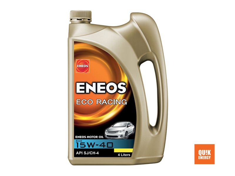 น้ำมันเครื่อง ENEOS ECO RACING 15W-40 เบนซิน 4 ลิตร