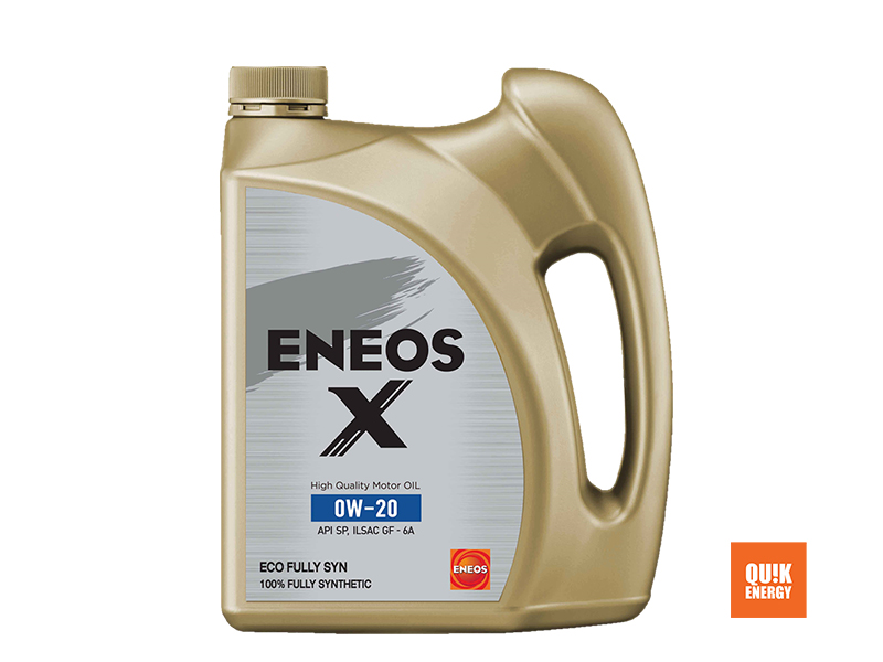 น้ำมันเครื่อง ENEOS X 0W-20 เบนซิน สังเคราะห์แท้ 4 ลิตร