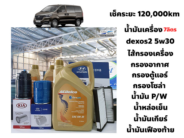 เช็คระยะ Hyundai H1 120,000km 