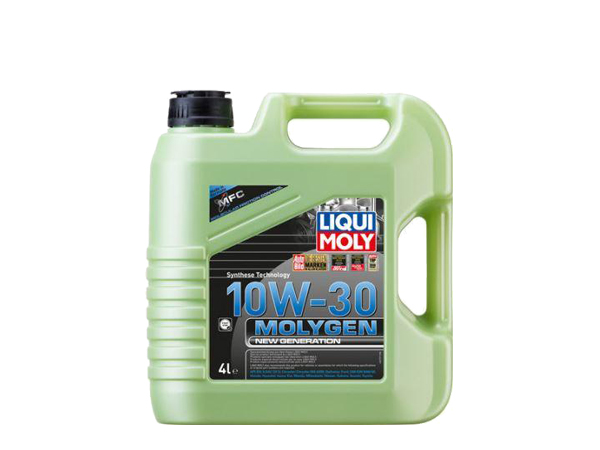 10w-30 MolyGen สำหรับเครื่องยนต์เบนซิน Additive ต้านแรงเสียดทานพิเศษ ขนาด 4 ลิตร พร้อมกรองเครื่อง*