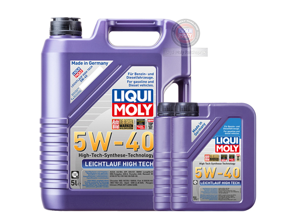 5w-40 LEICHTLAUF HIGH TECH ขนาด 7 ลิตร พร้อมกรองเครื่อง*