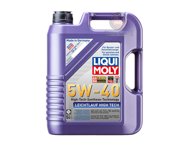 5w-40 LEICHTLAUF HIGH TECH ขนาด 5 ลิตร พร้อมกรองเครื่อง*