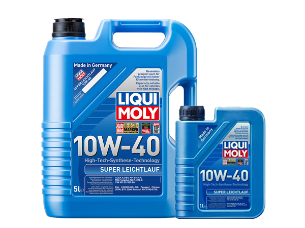 10W-40 SUPER LEICHTLAUF ขนาด 6 ลิตร พร้อมกรองเครื่อง*